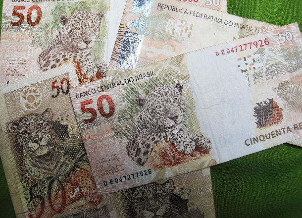 Brazil banknotes. South America travel quotes often reflect the continent's crazy economies.(pxfuel)